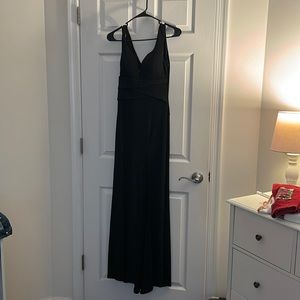 Black floor length gown